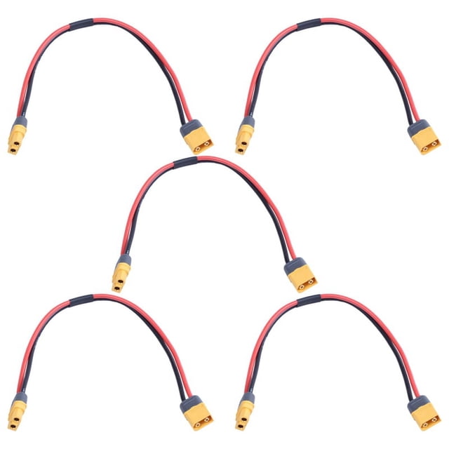 5 Piezas 28 cm 11 Pulgada XT60 -60 Hembra Macho Enchufe Adaptador de Conector para Bateria RC