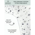 thumbnail image 2 of Honest Baby Clothing Organic Cotton Boy/Girl Fitted Crib Sheet, 2 of 5