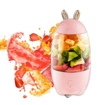 

Fjofpr Mini Juicer USB Small Juicer Rechargeable Home Portable Juicer Gift Juicer