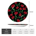 thumbnail image 2 of Bingfone Cherry Print Bone China Dinner Decorative Plates,Handmade Ceramic Dinner Plate with Stand for Home Club-7in, 2 of 6
