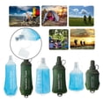 thumbnail image 2 of Foldable Water Bottle Flexible Foldable Reusable Water Bottle For Outdoor Sports Hikings Travel Adventure Water Carriers, 2 of 9