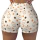 thumbnail image 2 of Fotbe Milk Tea Shorts Sin Costuras – Shorts Deportivos de Cintura Alta para Mujer, Elásticos para Gimnasio, Yoga, Running o Ciclismo-Medium, 2 of 8