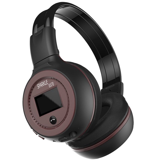 Auriculares estéreo de alta fidelidad con Bluetooth, auriculares inalámbricos, soporte para micrófono, Radio FM, auriculares, tarjeta Micro-SD para ZEALOT B570 tholdsy DZ2917-03B
