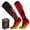 Black Red, variant on Lobmouse Heated Socks for Men Women, 8000mAh Rechargeable Electric Socks, Battery Operated Socks Foot Warmer Socks for Men Women,Outdoor Hunting Skiing Cycling Camping Hiking,Non-APP Control