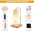 thumbnail image 2 of Lampe Chauffe-Bougie Honvinor avec Minuterie et Variateur Réglable, 2 of 7