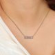 thumbnail image 2 of Collar de moda Ins, morado, 2 of 4