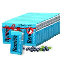 Renova Blue Blueberry Pie Pocket Facial Tissue, 42 Packs, 9 Tissues Per Pack