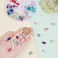 thumbnail image 3 of 90 piezas de cuentas de vidrio de 10 colores, 11,5 x 8 mm, espaciadoras de varilla de bambú, cuentas sueltas de vidrio de colores surtidos, 3 of 7