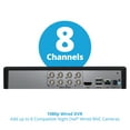 Night Owl Security Camera System CCTV, 8 Channel Bluetooth DVR with 1TB