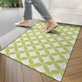 thumbnail image 4 of Green White Checkerboard Checkered Pattern Door Rugs,Washable Non Slip Door Mats Indoor,Decorative Door Mats,Entry Mat Indoor for Entrance,Bedroom,Kitchen,Bathroom,17"x30", 4 of 6