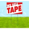 thumbnail image 1 of We Sell Tape (18" x 24") Yard Sign, Includes Metal Step Stake, 1 of 6