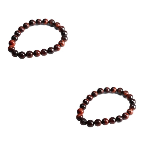 Sonducket de ojo de tigre única roja - Cuentas de piedra natural cómodas para Cuentas de oración única fácil de usar Type1 NO1