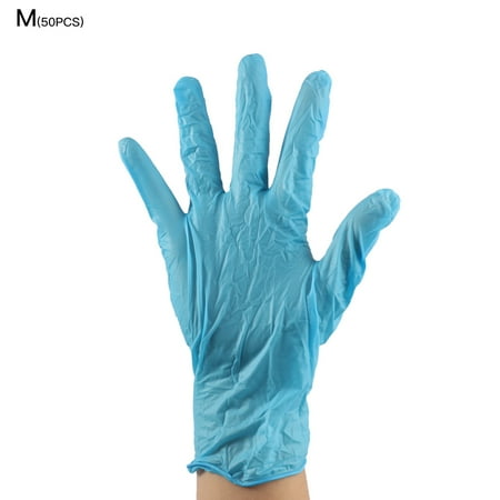 

Blue Disposable Nitrile Industrial Exam Glove Powder-Free Reusable Glove S/M/L Food Washing Dishes Kitchen Housework