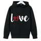 thumbnail image 4 of Sudadera con capucha y estampado de corazón de San Valentín, sudadera de manga larga para niños y niñas, chaqueta para niñas de talla mediana y grande., 4 of 7