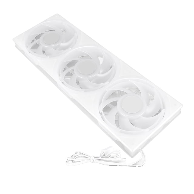 Ventilador de Caja de PC Argb de 360 mm, 3 en 1, 5 V, 2200 rpm, Ventilador de Caja de PC de 4 Pines Con Rodamiento MFDB, Ventilador Enfriador de Caja Silencioso de 7 Aspas