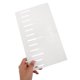 thumbnail image 4 of QUMIIRITY 6Pcs White Plastic Height Measuring Chart Stencil Reusable Wall Decor Tool for Growth Tracking, 4 of 7