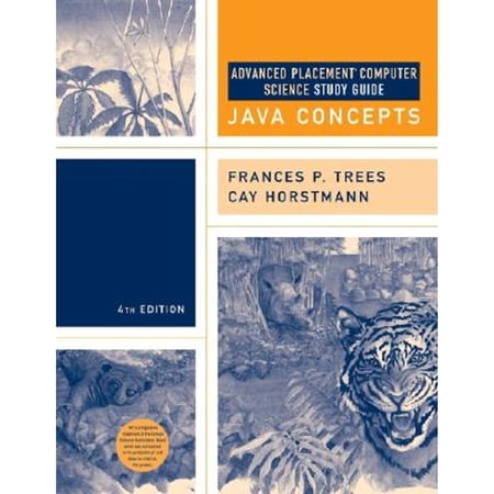 Pre-Owned Java Concepts: Advanced Placement Computer Science Study Guide (Paperback 9780471718611) by Frances P. Trees