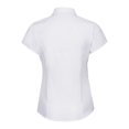 thumbnail image 3 of Russell Collection - Camisa de Manga Corta para Mujer (Blanco), 3 of 3