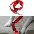 thumbnail image 4 of Dog Pets Car Safety Seat Belt Harness Restraint Lead Adjustable Travel Clip Supplies Pets,Leashes & Head Collars,Red, 4 of 4