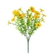 thumbnail image 1 of Popular!Maojin 18 paquetes de plantas de flores artificiales con 7 tallos flexibles Plantas de plástico de imitación para exteriores resistentes a los rayos UV de 14 pulgadas, 1 of 2