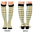 thumbnail image 2 of joogoo Checkered Grid-t2 Socks Women Men Knee High Sock, 2 of 8