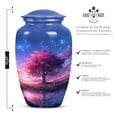 thumbnail image 2 of Celestial Bloom Twilight Urns For Human Ashes Adult Female Mom - Urn For Human Ashes Adult Male - Burial Urns For Adult Human Ashes - Urns For Human Ashes Adult Male Dad (Size -10inch), 2 of 5