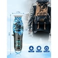 thumbnail image 3 of Hair Clippers for Men Professional Beard Trimmers for Men Cordless Zero Gap Hair Trimmer for men Home haircut,Rechargeable T Edger Clippers for Men Gift (Blue Graffiti), 3 of 8