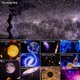 thumbnail image 2 of Proyector de galaxia de luz nocturna Proyector de cielo estrellado 360 ° Lámpara planetaria giratoria para dormitorio de niños, regalo del Día de San Valentín, decoración de boda, 2 of 5