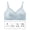 Blue, variant on Ultra Thin Laser Cutting Ladies Feeding Bra Removable Padded Breastfeeding Bras Plus Size Push Up Maternity Nursing Bra