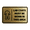 Brushed Gold, variant on Signs ByLITA Classic Framed Lab Coats Must Be Worn In This Area Door or Wall Sign Easy Installation | Health And Safety | Building And Hospitality Sign (Ivory/Dark Brown) - Small