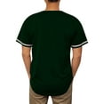 thumbnail image 3 of Lappel Men's Baseball Button Down Jersey College Sports Team Uniforms Size up to 3XL Short Sleeve Athletic Sports Tee Shirts Made in USA, 3 of 4