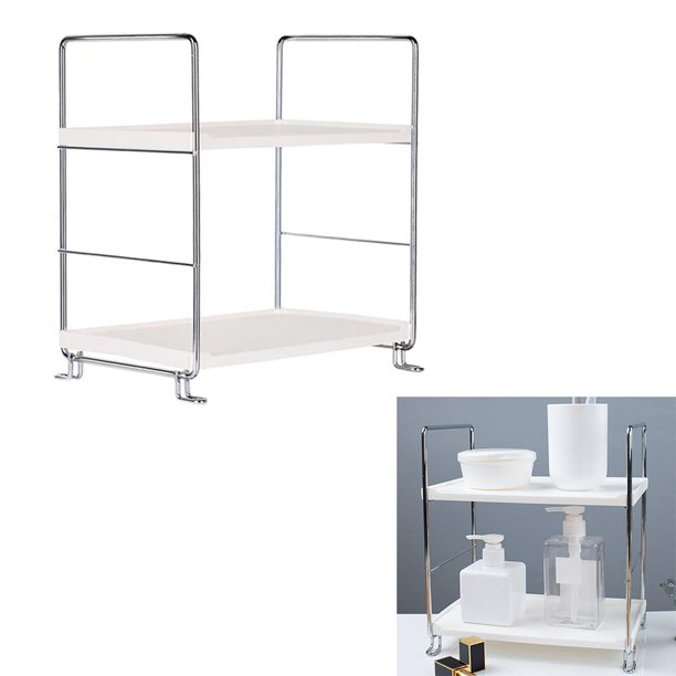 Soporte para Estante de Almacenamiento de 2 Estantes, Soporte de Estantes Desmontable, Organizador de Interior para , Cocina A perfecl Estante de almacenamiento de estantes de cocina