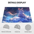 thumbnail image 3 of Sikiie Cloud Cute Rabbit Dish Drying Mat, Kitchen Counter Mat, Self Drying Mat for Kitchen Counter Dish Drying Pad ,for Dishes, Utensils, Pots and Pans（24" x 18"）, 3 of 7
