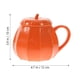thumbnail image 3 of FELTECHELECTR Taza creativa de cerámica con forma de calabaza para café, leche y agua de Halloween, para el hogar y la oficina (naranja), 3 of 4