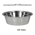 thumbnail image 2 of 25 Stainless Steel Dog Bowl Animal Dish Wholesale Bulk Packs 6 Sizes Available (160 oz = 5 Quarts), 2 of 7
