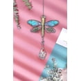 thumbnail image 4 of Atrapasueños de cristal de libélula, cristales colgantes, fabricante de arcoíris, bola de cristal, prisma, ventana de pared, atrapasoles, 4 of 5