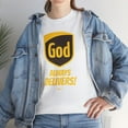thumbnail image 5 of DJH Apparel |God Always Delivers Christian Inspirational Unisex  T-shirt, 5 of 6