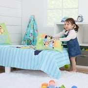 Bluey and Family Squishy Toddler Pillow, 12x15, Green