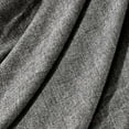 thumbnail image 3 of Black Soft Knit Throw Blanket | Black Knitted Farmhouse Decorative Lightweight Blanket Throw for Couch, Bed and Sofa, 50" W x 60" L, 3 of 6