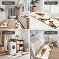 thumbnail image 5 of German Shepherd Dogs with Flowers Kitchen Rugs Sets Of 3,Kitchen Runner Rugs Non Skid Washable,Decorative Kitchen Floor Mats for Kitchen,Sink,Laundry,17"x30"+ 17"x47" + 17"x59", 5 of 6