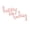 Rose Gold, variant on Air-Filled Lowercase Letter happy bday Backdrop Balloon Banner