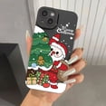 thumbnail image 4 of Funda de teléfono de dibujos animados de Navidad, Elk, muñeco de nieve, Santa Claus, para iPhone 16, 15, 14, 13, 12, 11 Pro Max, XS, XR, X, 7, 8 Plus, SE, 2020, 4 of 5