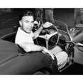 thumbnail image 2 of Porfirio Rubirosa At The Wheel Of His Italian Race Car History (36 x 24), 2 of 2