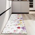 thumbnail image 4 of Pioneer Flower Floral Print Pattern Kitchen Rug Mat,Kitchen Runner Rugs Non Skid Washable,Decorative Kitchen Floor Mats for Kitchen,Sink,Laundry,17"X47", 4 of 5