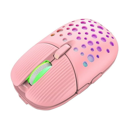Blasgw Bluetooth Dual Mode Wireless Mouse Low Latency Silent Mouse Wireless Power Display DPI Tunable Rechargeable Wireless Computer Accessories Pink Blasgw Bluetooth Dual Mode Wireless Mouse Low Latency Silent Mouse Wireless Power Display DPI Tunable Rechargeable Wireless Computer Accessories Pink