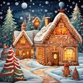 thumbnail image 1 of 5D DIY Kit Noche Navidad Del 30x30cm, 1 of 9