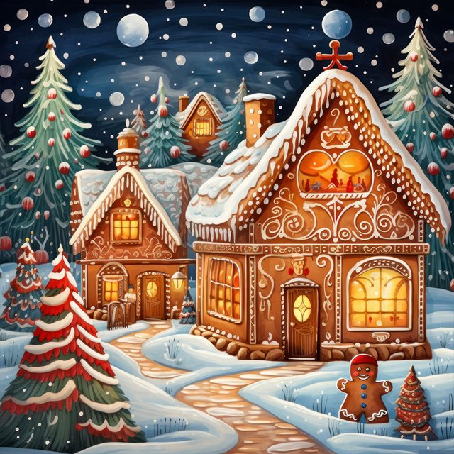 5D DIY Kit Noche Navidad Del 30x30cm