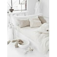 thumbnail image 4 of Pavish Export Cotton Bedding Set in White color Cotton duvet cover set 2 pillowcases. Stone washed Cotton bed set. Twin duvet sizes, 4 of 5