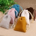 thumbnail image 5 of 10pcs 5x7cm 7x9cm 8x10cm Velvet Jewelry Bags Necklace Rings Earrings Packaing Drawstring Pouches Christmas Mini Small Gift Bags mixed 7x9cm, 5 of 5