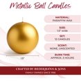 thumbnail image 4 of Biedermann & Sons Metallic Ball Candles 1.5-Inch (12 Ct), 4 of 7